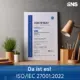ISO/IEC 27001:2022 Zertifizierung